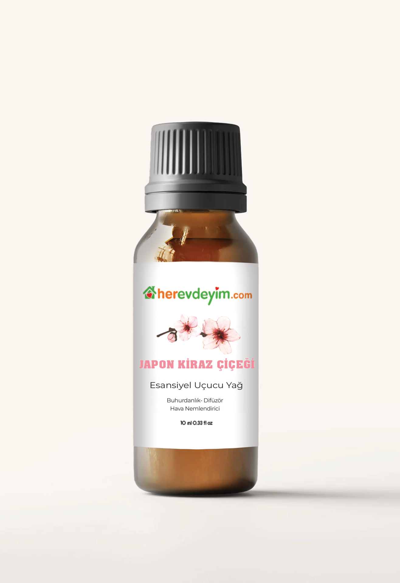 Herevdeyim Japon Kiraz Çiçeği Esansiyel Uçucu Koku Yağı 10 Ml