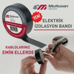 Mutlusan Elektrik İzole Bandı 10x19 Siyah