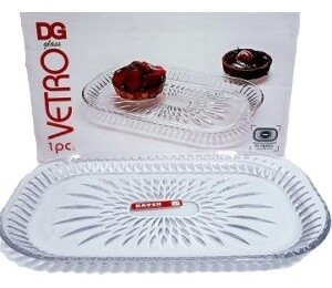 Kaveh Vetro Kayık Sunum Tabak 30 X 18 Cm