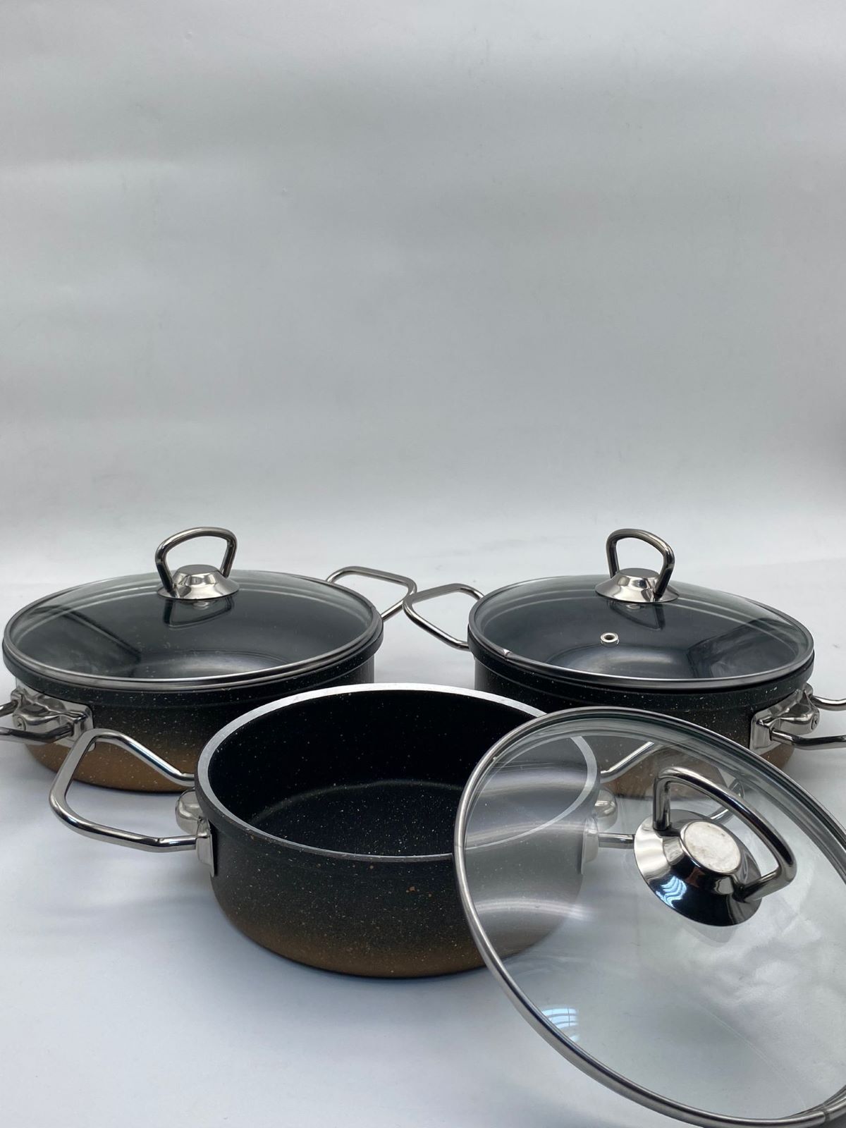 Protef Eymen 6 Parça Granit Omlet Set