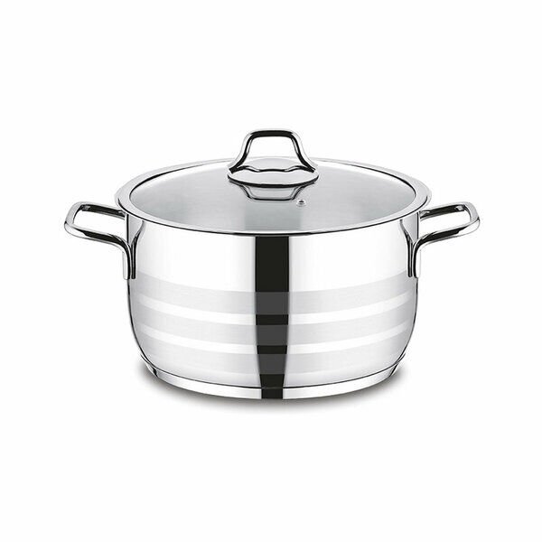 Vivaldi Rosso Tencere Cam Kapak 28 X 18 Cm