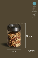 Perotti Cam Kavanoz Cassetto 700 Ml