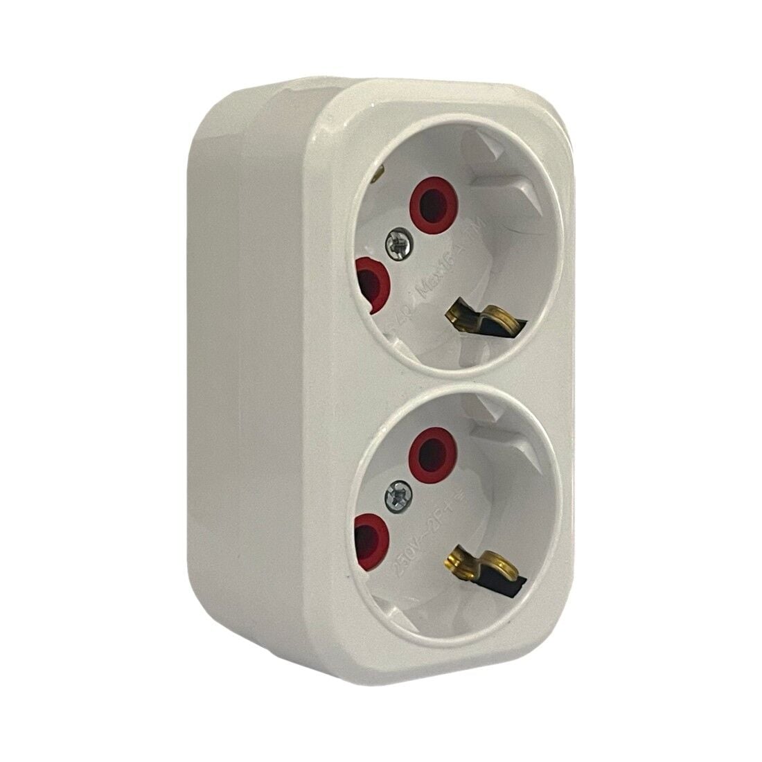 Mutlusan Fiş Priz 2 Li Topraklı Düz