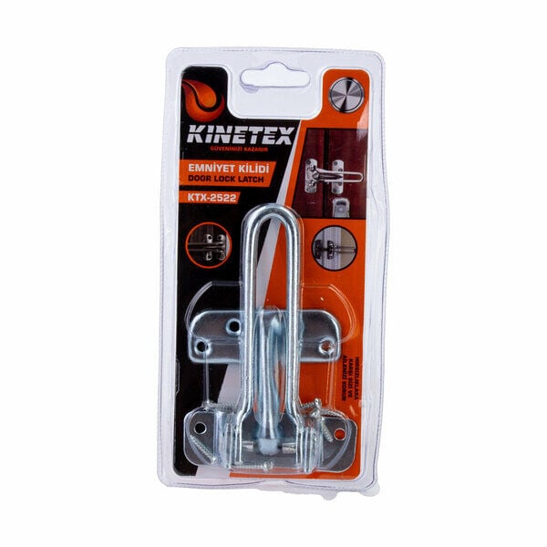 Kinetex Kapı Emniyet Kilidi Gümüş